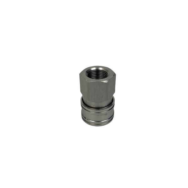 Bedford Precision 3/8 NPTf Quick Disconnect Coupler, Stainless Steel
